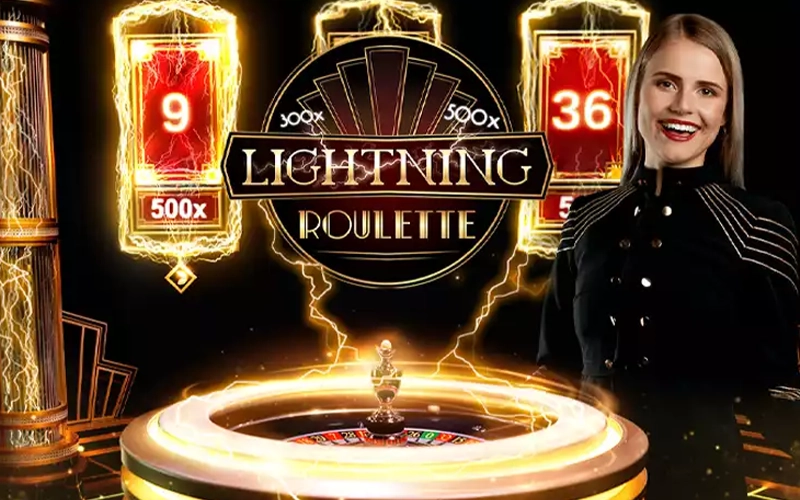 Bet on Lightning Roulette in the Winnita live section.