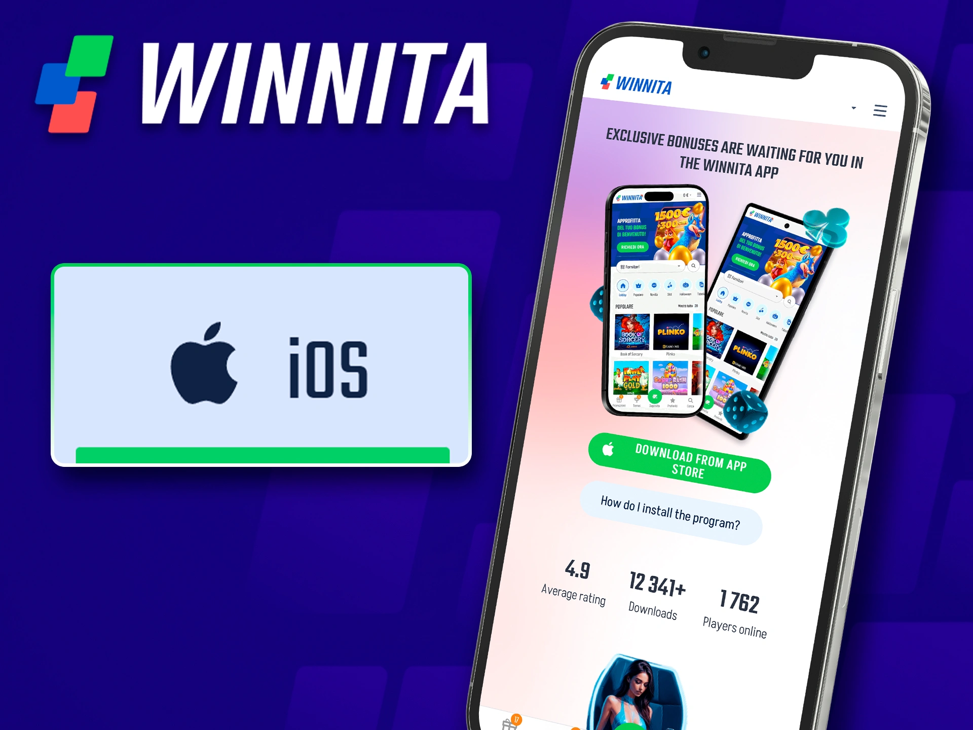 How to use the official Winnita app on iOS devices.