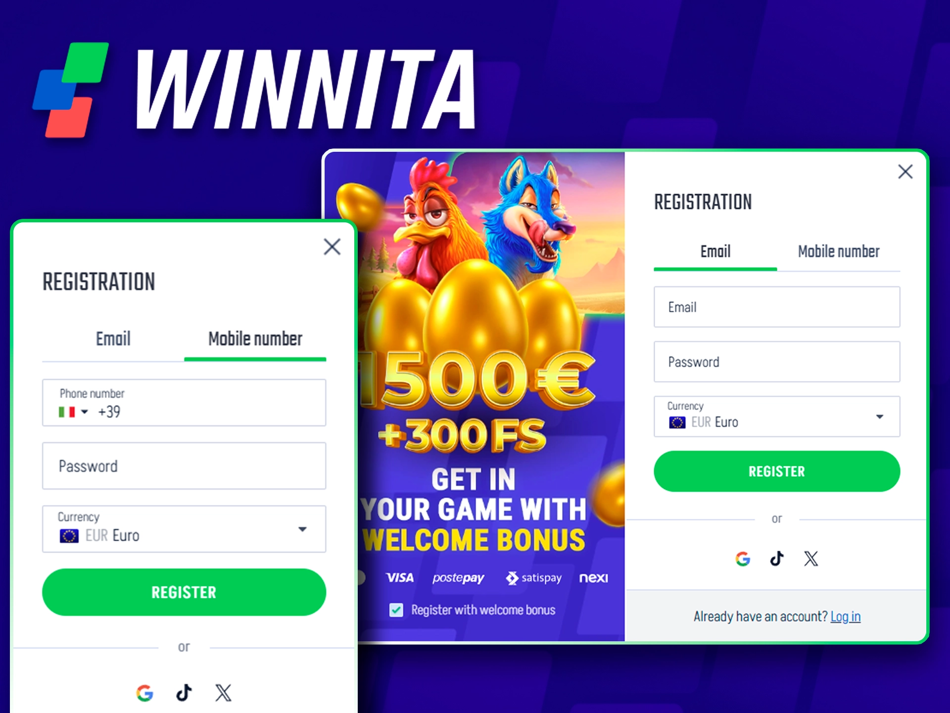 Easy steps to complete your registration on the Winnita platform.