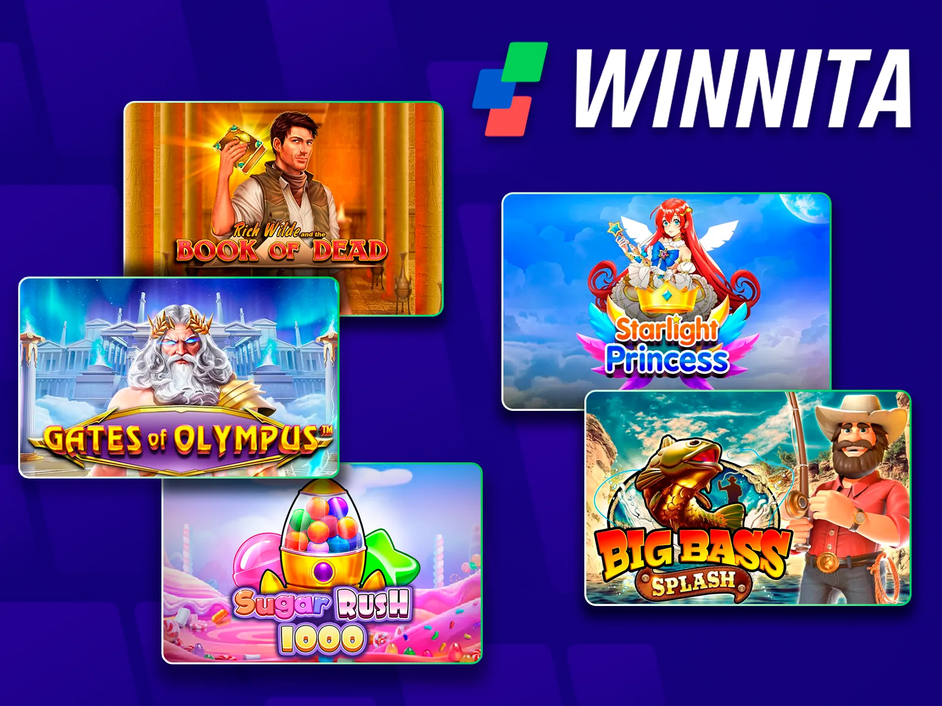 Explore the best casino slots and games at Winnita.