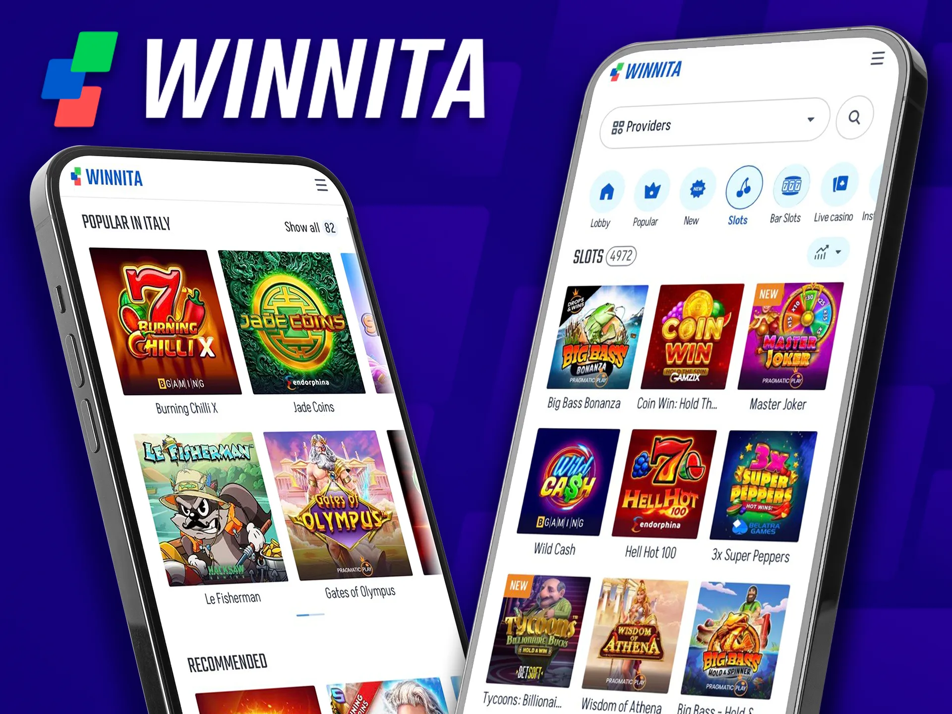 Enjoy seamless mobile slot gaming using the Winnita app.