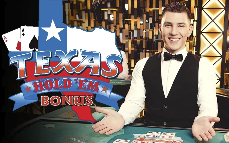 Play Texas Hold'em Bonus poker at Winnita live casino.
